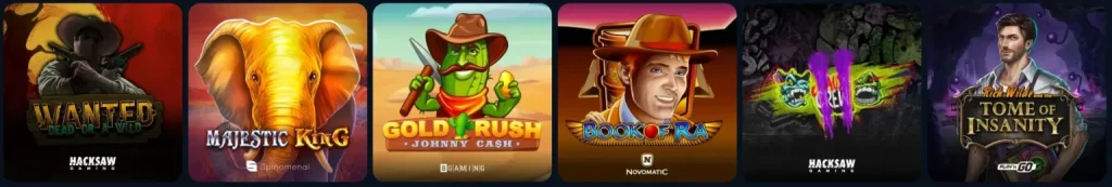 Winhero Casino slots – populære spilleautomater